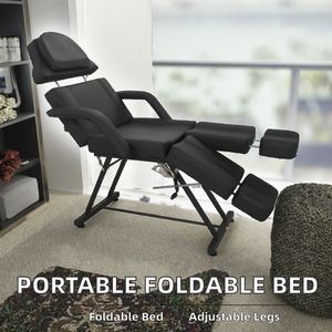Table de massage pliable portable moderne de haute qualité avec repose-tête et pieds séparés pour hôtel et spa à domicile - Product Image 2