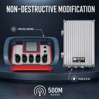 Control Remoto Inalámbrico para Vehículos de Construcción, Excavadora, Movimiento Hidráulico, 500m, IP67, 12V 24V, Receptor de Radio