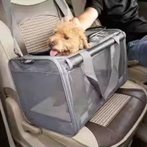 Kratzfeste, faltbare, tragbare Auto-Haustiertasche: Atmungsaktiver Handgepäck-Reiseträger für kleine Welpen und Katzen – Ideal für unterwegs und zum Ausruhen - Product Image 2