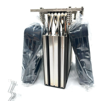Offre Spéciale 4U CPU Clloer M98 refroidisseur de processeur 4pin PWM 2200 tr/min prise de radiateur SP5 refroidisseur châssis poste de travail armoire radiateur