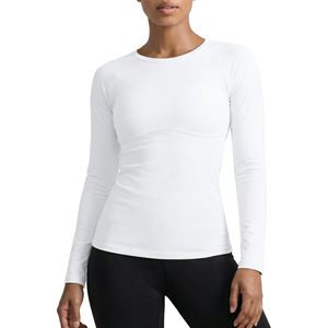 Camiseta de Yoga de Manga Larga Personalizada para Mujer, Ajustada, Refrigerante, que Absorbe la Humedad, para Entrenamiento en el Gimnasio - Product Image 1