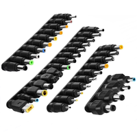 38 Uds Universal Laptop DC adaptador de corriente puntas 5,5mm X 2,1mm DC AC adaptador de corriente Kits conector para fuente de alimentación enchufe Jack Sets