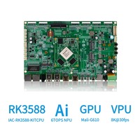 Carte mère Rockchip Rk3588 avec HMI LVDS EDP MIPI LCD pour machine interactive de diffusion en direct Android Pcb Board Rk3588