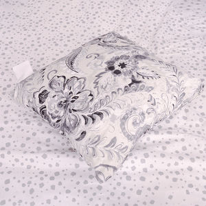 <strong>Luxury</strong> Printed <strong>Black</strong> Floral 10PCS <strong>Bedding</strong> <strong>Set</strong> 75gsm Microfiber Polyester Comforter <strong>Set</strong> - Product Image 4