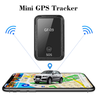 Mini traceur GPS GF09 avec conception magnétique, localisation en temps réel, fonction SOS, idéal pour le suivi des voitures, des enfants, des animaux de compagnie et des personnes âgées