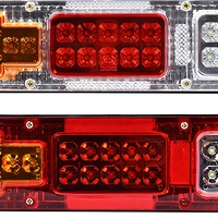 Feu arrière LED personnalisé 12V 24V étanche, feu combiné arrière pour camion, remorque, véhicule agricole