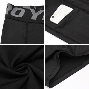 <span class=keywords><strong>Pantalones</strong></span> cortos de compresión de rendimiento para <span class=keywords><strong>hombre</strong></span> al por mayor personalizados <span class=keywords><strong>pantalones</strong></span> elásticos <span class=keywords><strong>ajustados</strong></span> deportivos de secado rápido - Product Image 6