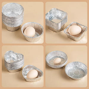 Contenedores de papel de aluminio para cupcakes Contenedores de papel de aluminio Premium para cupcakes para almacenamiento y transporte - Product Image 6