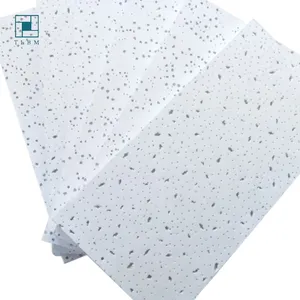 Acoustic Panels Factory Fire Proof Ceiling Tile 60x60 Gypsum Mineral Fiber Wool Ceiling Tiles