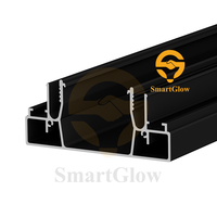 Profilés en aluminium pour plafond tendu, fabrication de bandes lumineuses LED, décoration, film souple, plafond tendu, profilés en aluminium