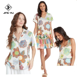 Robe maxi de vacances à imprimé floral 2023 pour femmes, robes bohèmes florales, robes vintage sans manches, vêtements de plage OEM ODM - Product Image 1