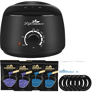 Lifestance Dépilatoire <span class=keywords><strong>Cire</strong></span> 300g Un Retrait Facile et Rapide Cheveux courts enfants Salon Haricots Durs De <span class=keywords><strong>Cire</strong></span> Perles - Product Image 5