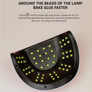 <span class=keywords><strong>Lampe</strong></span> UV LED <span class=keywords><strong>professionnelle</strong></span> en plastique pour ongles, 3 minuteurs, écran LCD, capteur infrarouge, faible bruit, pour le durcissement du vernis gel, usage domestique/salon - Product Image 6