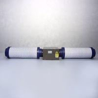 Unité de ventilation d'air frais à flux unique silencieuse pour système de climatisation de plafond domestique