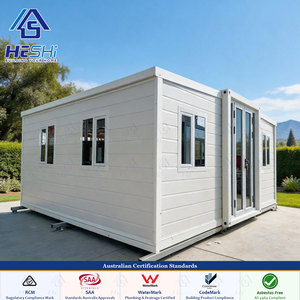 Maison Bungalow Extensible en Conteneur Préfabriqué de 20, 30 ou 40 pieds, 4 Chambres, Conforme aux Normes AU, Idéale pour la Location Courte Durée Airbnb et les Espaces Côtiers (25 Ans) - Product Image 1