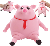 Jouet sensoriel extensible en forme de cochon, jouet relaxant à presser, jouets anti-stress, cadeaux promotionnels