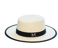 Personnalisé en gros été plat haut chapeau de paille classique Vintage Design naturel pour hommes femmes pour la plage soleil pêche activités de plein air