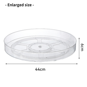 Thêm Lớn Bàn Tròn Xoay Mỹ Phẩm Trang Điểm Tổ Chức Nhà Bếp Tổ Chức Nhà Hàng Khách Sạn Nhà Hàng Acrylic Vòng Phục Vụ Khay - Product Image 6