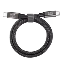 Câble USB-C vers USB-C CHXDEV Dropshipping 1,5 m, charge rapide 240 W, transfert de données et compatible CarPlay, câble USB magnétique