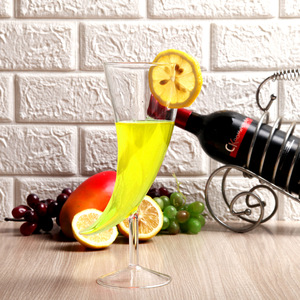 Copa de vino de cristal moderna de alta calidad, con forma de copa de cristal cuerno de toro, copa para beber, copa de jugo de moda para Bar, cóctel - Product Image 4