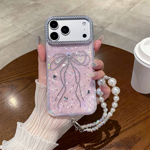 เคสโทรศัพท์ลายเปลือกหอยสุดหรู พร้อมสายคล้องมุก สำหรับ iPhone 18 17 16 15 14 Pro Max ป้องกันการกระแทก - Product Image 4