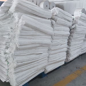 Nhiệm vụ nặng nề dệt trắng xây dựng Túi 75kg Polypropylen chống rách cho nhựa xi măng Bao bì in ống đồng - Product Image 3