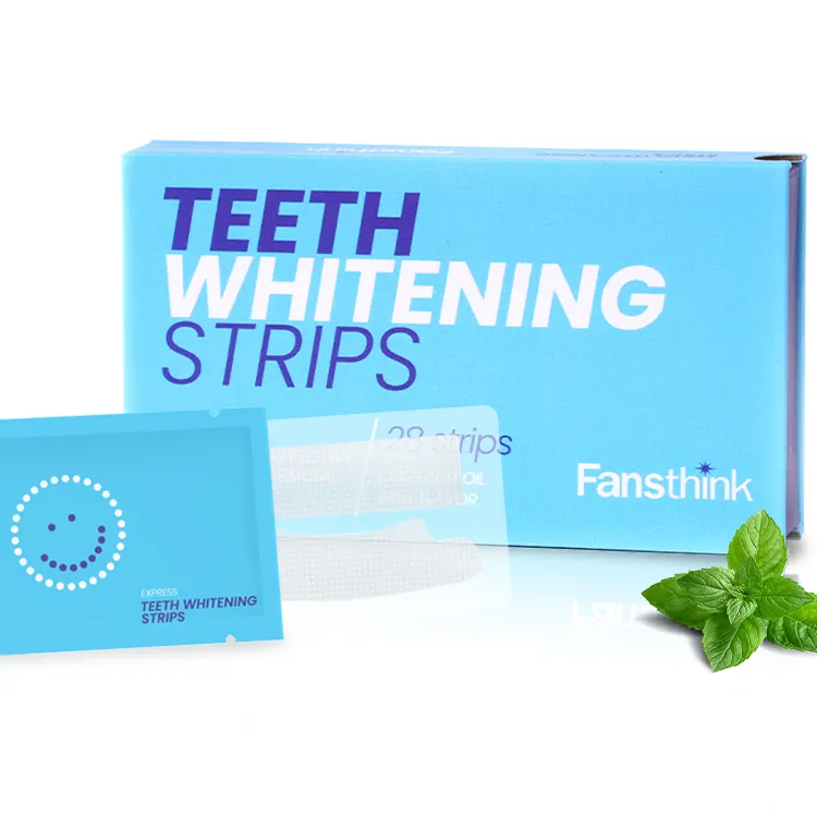 Белые полоски для отбеливания зубов ежедневное использование полоски для отбеливания зубов с 28 шт. пользовательским логотипом V34 фиолетовые полоски для отбеливания зубов