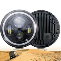 Vente chaude 7 \ "40W haute puissance phares LED 6000k yeux d'ange lampe avant nouveaux accessoires de voiture pour voitures tout-terrain Buggies rénovation