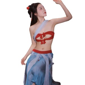 Conjunto de lencería sexy, estilo exótico de Dunhuang, Hanfu antiguo, faja, pijama, uniforme sexy de Apsara voladora, sexy para exportación. - Product Image 1