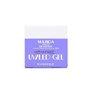 Majida Cosmetics Gel UV LED Sucre Brun 15ml Professionnel Sans HEMA - Product Image 2