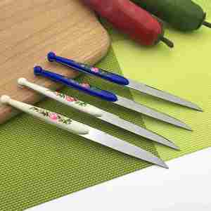 Couteau à fruits en acier inoxydable durable de haute qualité, contemporain, 12 pièces, boîte cadeau pour fête, mariage - Product Image 4