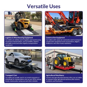 Remorques pour voitures <span class=keywords><strong>750</strong></span> <span class=keywords><strong>kg</strong></span> <span class=keywords><strong>Remorque</strong></span> légère pour le transport de petits véhicules - Product Image 3