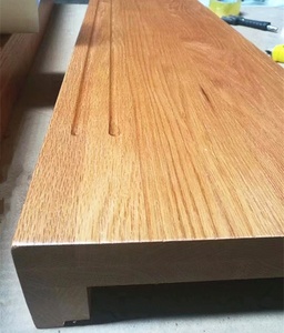 <strong>Wood</strong> Stair Tread - <strong>Wood</strong> Stair Treads/<strong>Riser</strong>/<strong>Steps</strong> Made of Acacia/Rubber Finger Joint Panel - Product Image 4