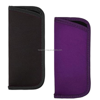 Étui à lunettes en néoprène pour lunettes Étui à lunettes de protection Étui à lunettes souple Étui à lunettes noir pour pochette de rangement pour lunettes
