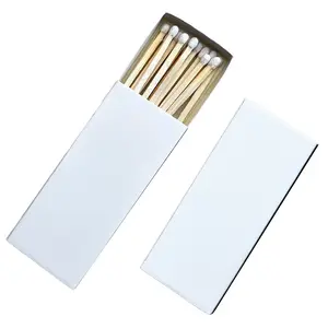 Best Price White Box Wordless Lengthened Match 75mm 15 Stick Per Box Light Long Matches