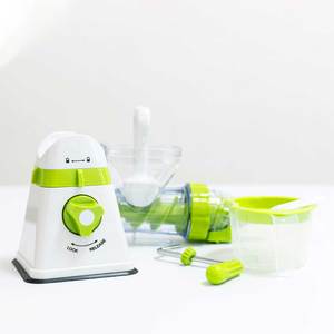 Xách tay của nhãn hiệu máy ép trái cây với Silicone hút dưới dễ dàng lưu trữ tay-cranked nước trái cây ép PP nhựa - Product Image 4