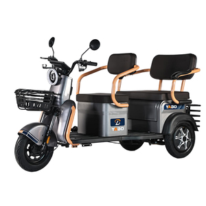 Tricycle électrique motorisé en aluminium avec fourche avant hydraulique, scooter familial trois places avec une puissance de 500 W et une vitesse de 30 km/h - Product Image 6
