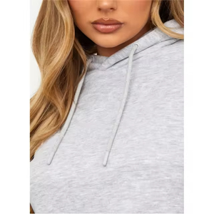 OEM abbigliamento donna felpe con cappuccio per donna <span class=keywords><strong>in</strong></span> bianco 100% <span class=keywords><strong>cotone</strong></span> felpe con cappuccio da donna oversize a tracolla felpe - Product Image 4