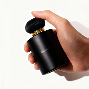 Flacon de parfum <span class=keywords><strong>noir</strong></span> en gros d'usine 30ml 50ml 100ml Flacon de parfum vide Flacon de parfum rond avec boîte Personnalisé - Product Image 3