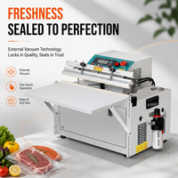 Mesin Vacuum Sealer Otomatis Listrik Xicang XC-500 510mm 220V/50Hz untuk Pengemasan Daging & Makanan Laut dengan Operasi Cerdas