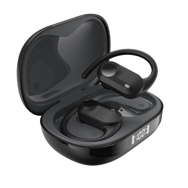 Best Selling New Arrival Open-ear Sport Earbuds Ear-hook Stereo Bass LED for 6.0 IPX4 Waterproof Low Latency 15-20h