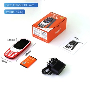 3312 Mini Mobile Phone Dual SIM Card Big1.77" Screen Magic Voice FM Radio Blacklist Small GSM Cellphone <b>Flashlight</b> Feature Phone - Product Image 3