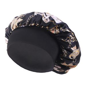 Bonnet en Satin Prêt à Expédier, Chouchou Cheveux en Soie pour Dormir Avec Large Bande Élastique, Bonnet de Nuit Couche Unique pour Femmes - Product Image 6