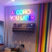 Enseigne murale néon LED en PVC IP65 personnalisable pour salon VIP, bureau, hôtel, pub, café, fêtes d'anniversaire, cave à bière, chambre à coucher