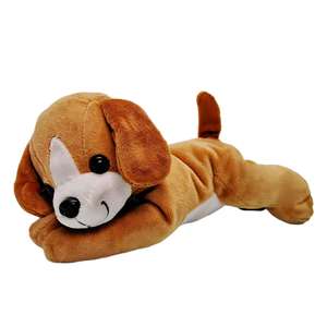 Fabrika fiyat interaktif peluş köpek oyuncak sevimli <span class=keywords><strong>Pug</strong></span> yavru dolması hayvan oyuncak köpek ev dekorasyon için - Product Image 5