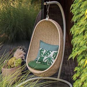 Silla Colgante de Mimbre Estilo Americano con Plataforma de Descanso Tipo Nido de Pájaro para Casa de Huéspedes o Sala de Estar - Product Image 4