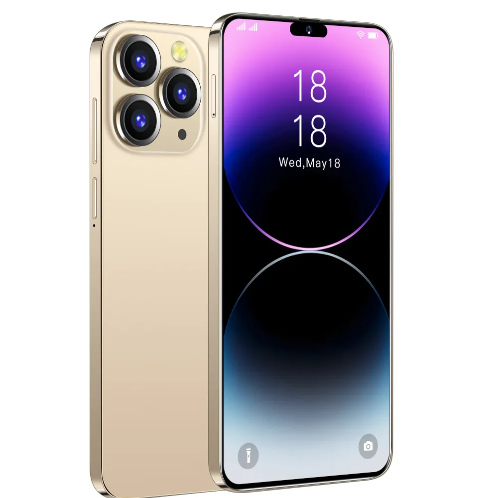 2022 New i 14 Pro Max Cheap Telephone Origin Clone smartphone Unlocked 5g i13 i14 Pro Max game Smart Mobile Phones