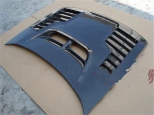 Per Subaru sesta generazione Impreza Custom in fibra di carbonio copertura del motore CF paraurti con scarico nuove condizioni - Product Image 3