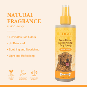 Tự nhiên nhẹ công thức có nguồn gốc nuôi dưỡng loại bỏ mùi chó PH cân bằng khử mùi phun cho chó với sữa & mật ong - Product Image 3