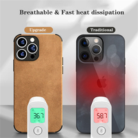Étui de luxe en cuir PU effet agneau pour iPhone 16 15 13 12 11 14 17 18 Pro Max Mini 16 Plus, coque de téléphone souple antichoc en TPU